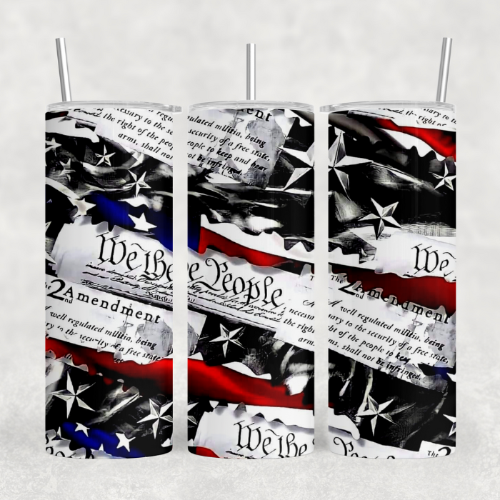 2nd Amendment Flag Tumbler