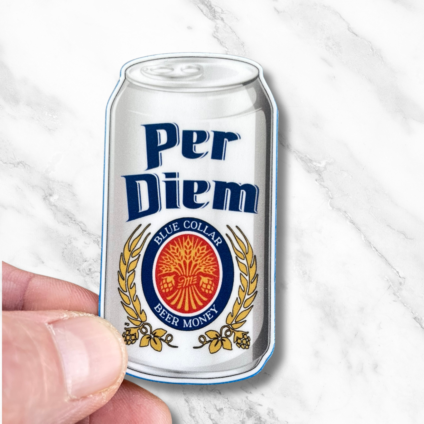 Per Diem Hard Hat Sticker