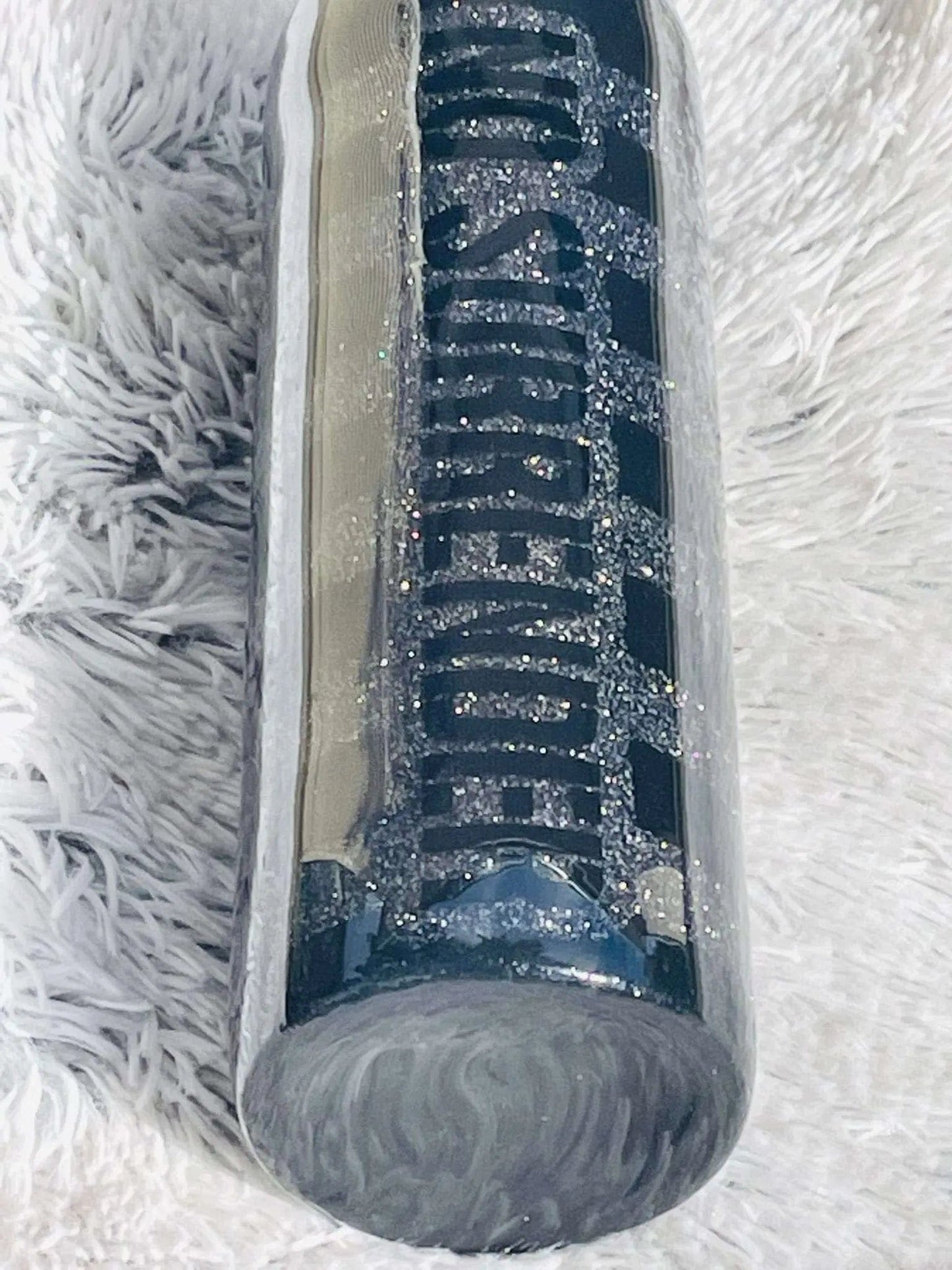 Black Flag Glitter Tumbler | Personalized Tumblers Vinyl Chaos Design Co.
