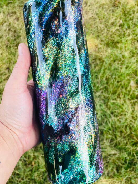 Black Milky Way Tumbler