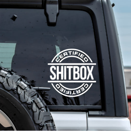 Certified Shitbox Decal - Car Decals JDM