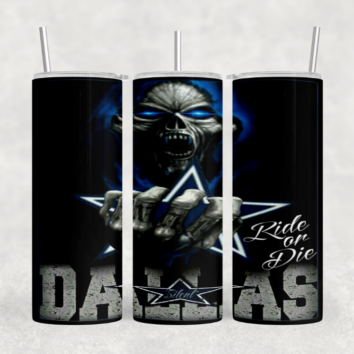 Cowboys Skull Tumbler