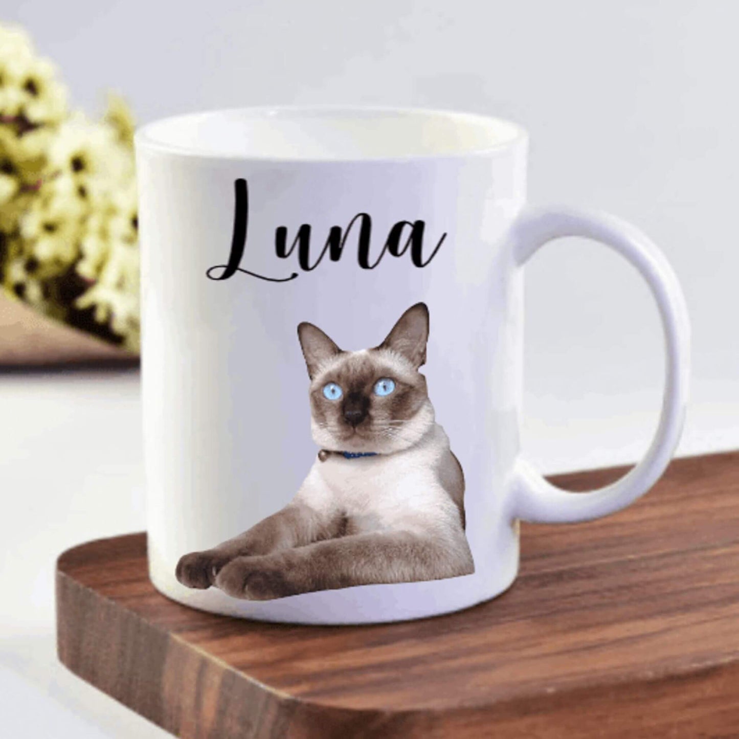 Custom Pet Portrait Coffee Mug | Custom Mugs Vinyl Chaos Design Co.