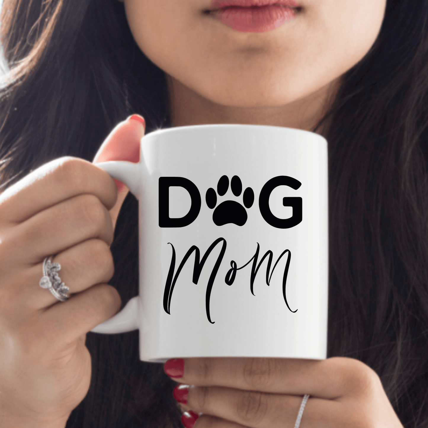 Dog Mom Coffee Mug | Custom Mugs Vinyl Chaos Design Co.