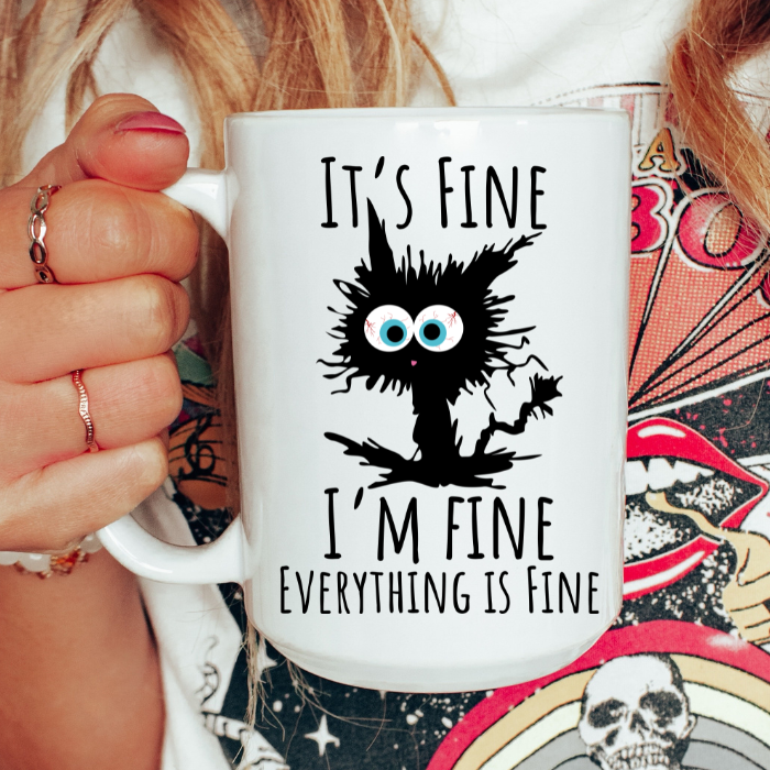 Funny Cat coffee mug