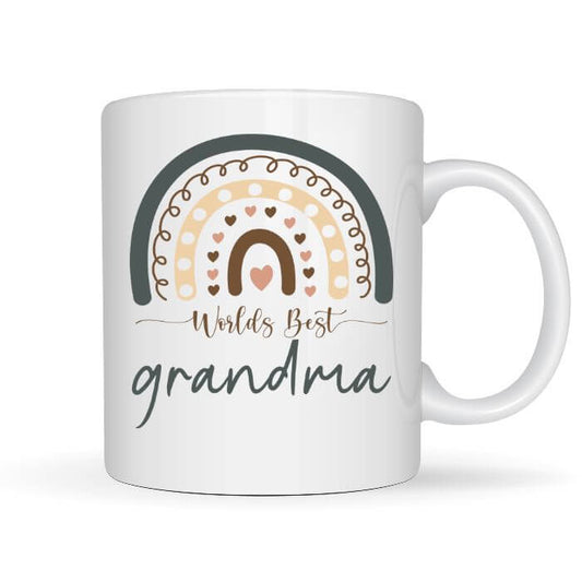Grandma Boho Rainbow Coffee Mug | Custom Mugs Vinyl Chaos Design Co.