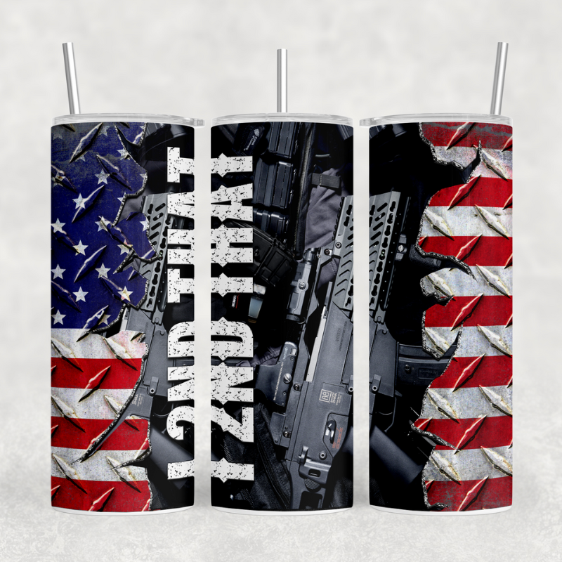 I 2nd That American Flag Tumbler - Men's Tumblers