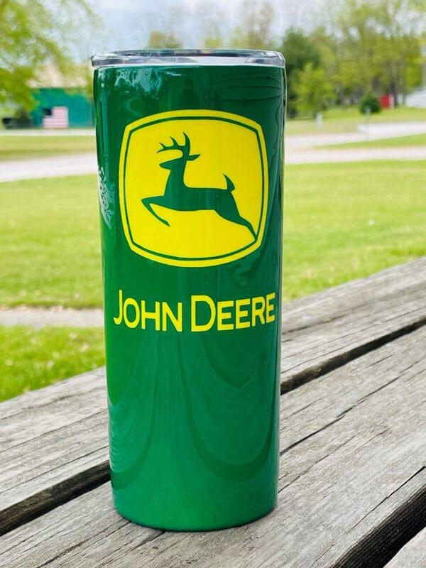 John Deere Tumbler | Personalized Tumblers Vinyl Chaos Design Co.