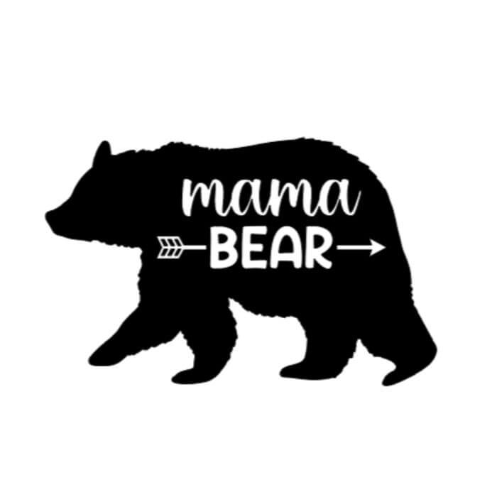 Mama Bear Car Decal Vinyl Chaos Design Co.