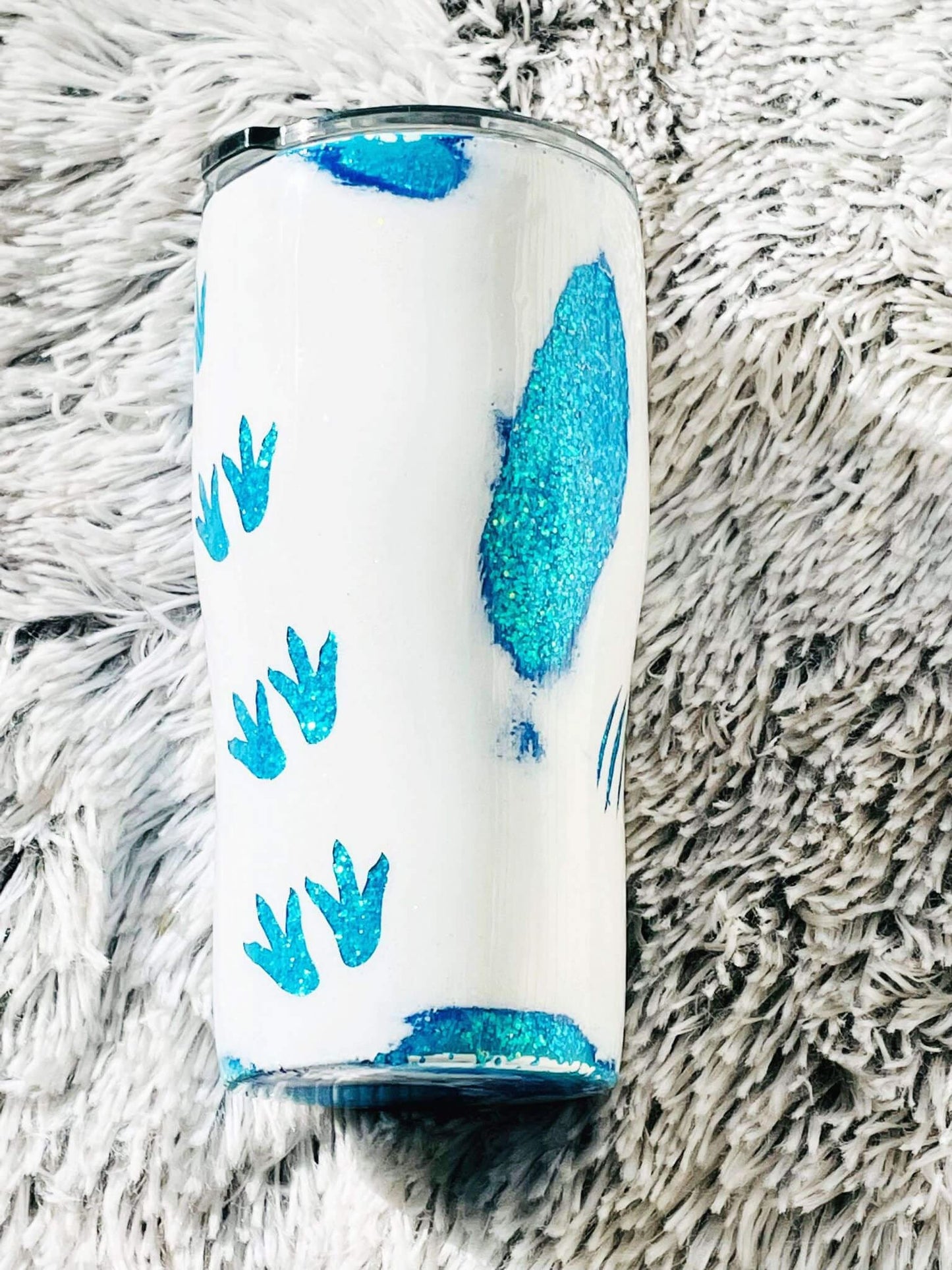 Mamasaurus Glitter Tumbler | Personalized Tumblers Vinyl Chaos Design Co.