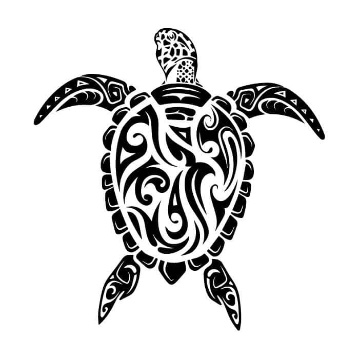 Mandala Turtle Vinyl Car Decal Vinyl Chaos Design Co.