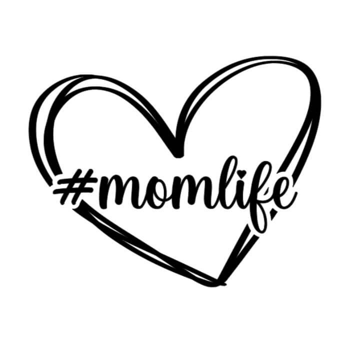 Momlife Car Decal Vinyl Chaos Design Co.