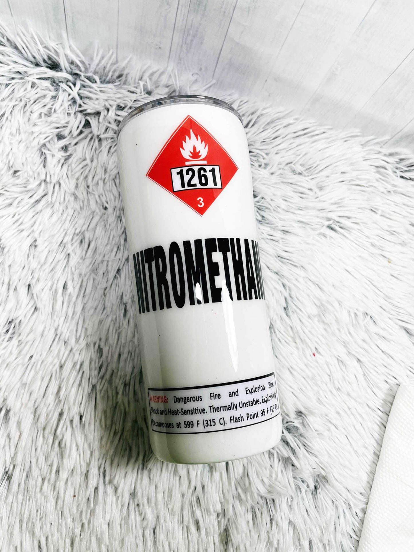 Nitromethane Tumbler | Personalized Tumblers Vinyl Chaos Design Co.