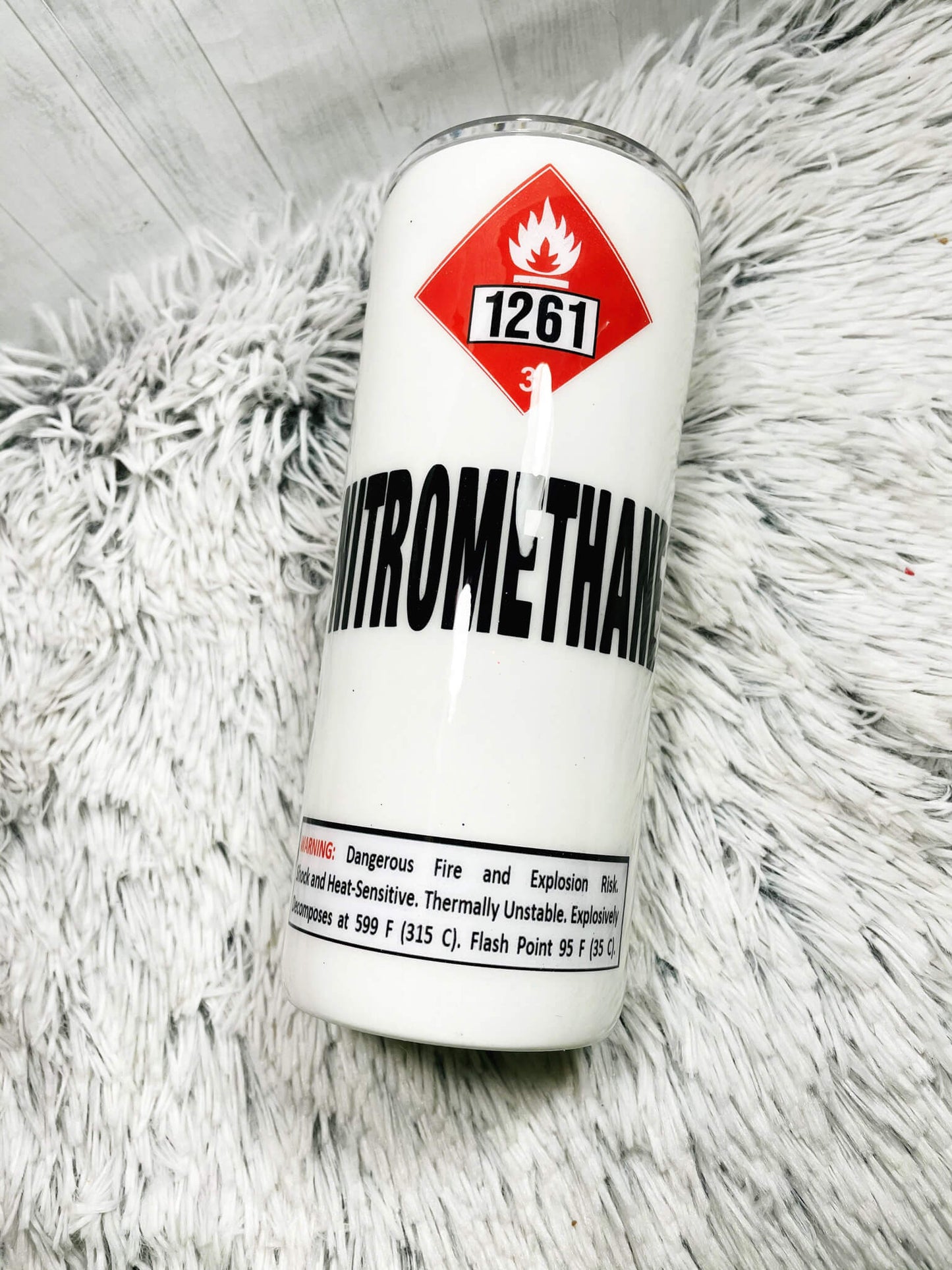 Nitromethane Tumbler | Personalized Tumblers Vinyl Chaos Design Co.