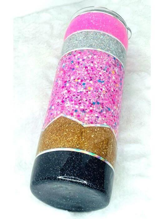 Pencil Glitter Tumbler | Personalized Tumblers Vinyl Chaos Design Co.