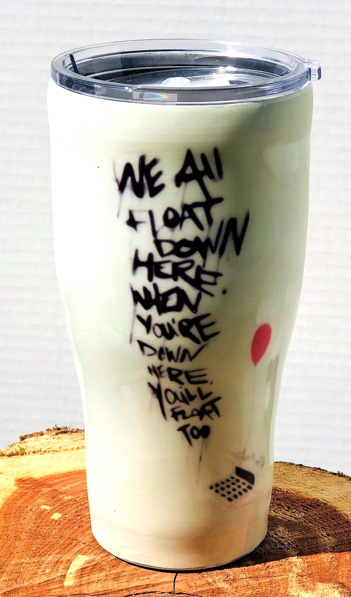 Pennywise Clown Tumbler | Glow In The Dark Tumbler Vinyl Chaos Design Co.