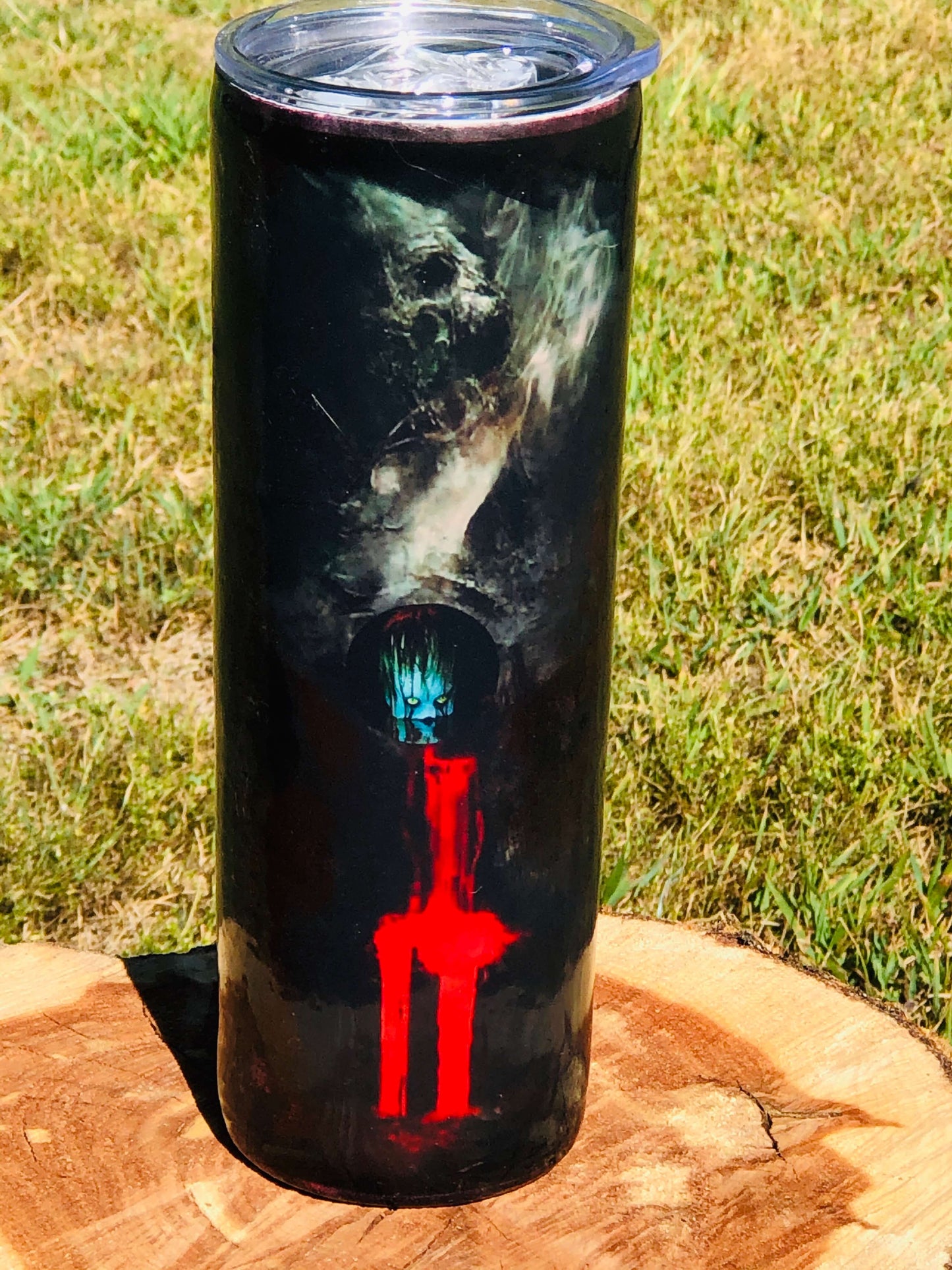 Pennywise Clown Tumbler | Spooky Tumbler Vinyl Chaos Design Co.