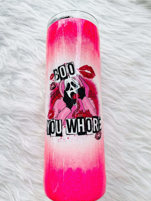 Pink Ghost Tumbler | Scream Tumbler