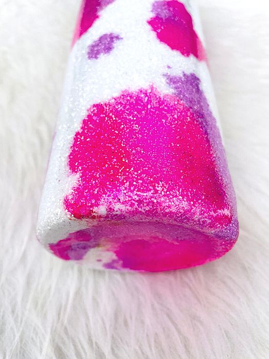 Pink Cowhide Glitter Tumbler | Personalized Tumblers Vinyl Chaos Design Co.