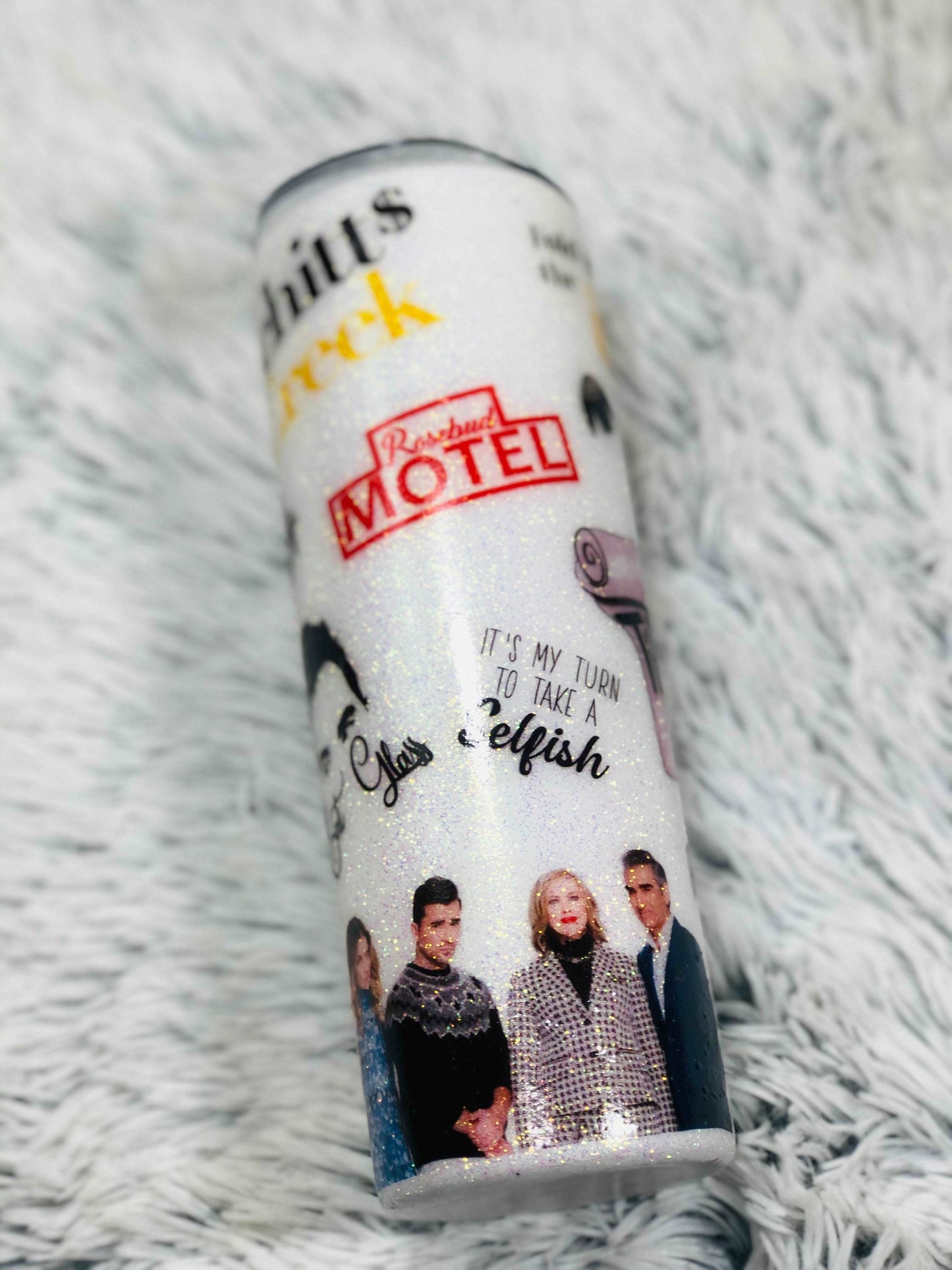 Schitt's Creek Glitter Tumbler | Personalized Tumblers Vinyl Chaos Design Co.