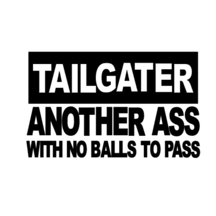 Tailgater Vinyl Car Decal Vinyl Chaos Design Co.