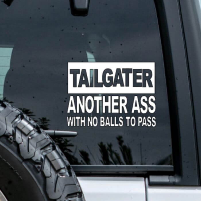 Tailgater Vinyl Car Decal Vinyl Chaos Design Co.
