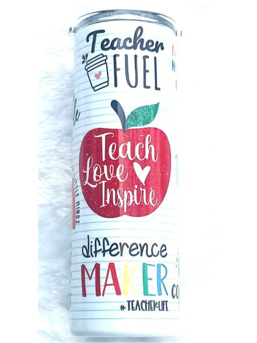 Teacher Tumbler | Sublimated Tumbler