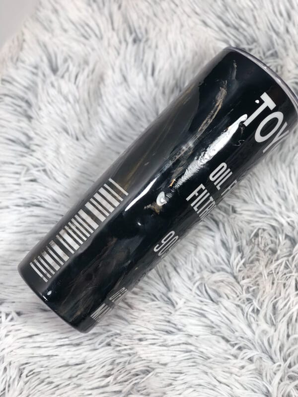 Toyota Oil Filter Tumbler | Personalized Tumblers Vinyl Chaos Design Co.