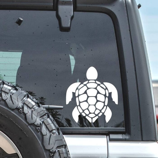Turtle Vinyl Car Decal Vinyl Chaos Design Co.