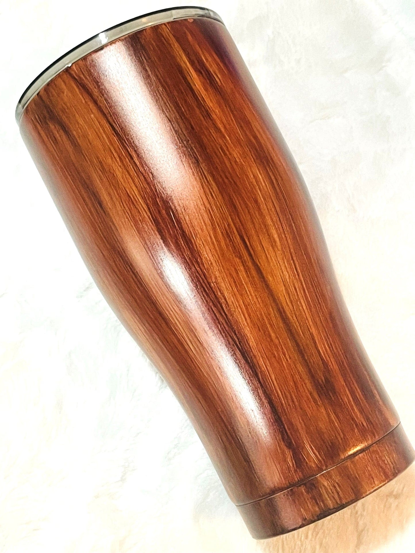 Woodgrain Tumbler | Personalized Tumblers Vinyl Chaos Design Co.