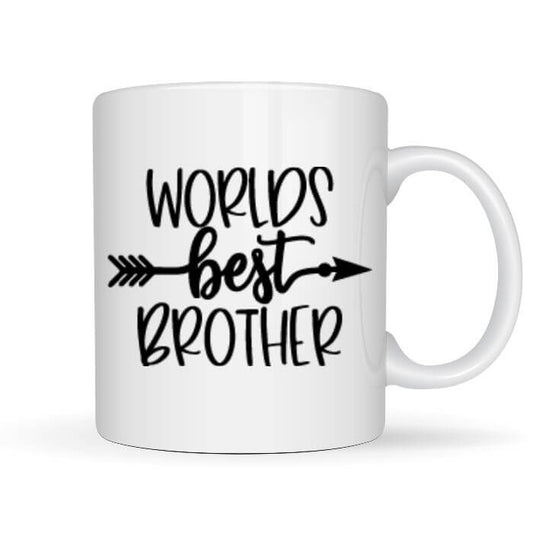 Worlds Best Brother | 15oz Ceramic Coffee Cup Vinyl Chaos Design Co.