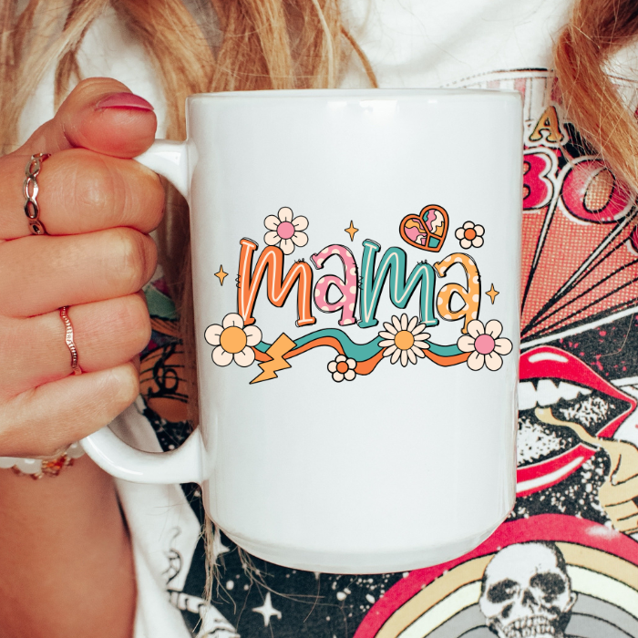 Mama Retro Daisy Mug