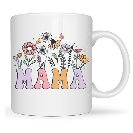 Mama Boho Wildflower Coffee Mug