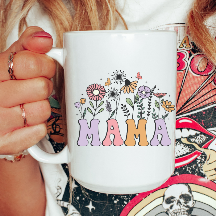 Mama Boho Wildflower Mug