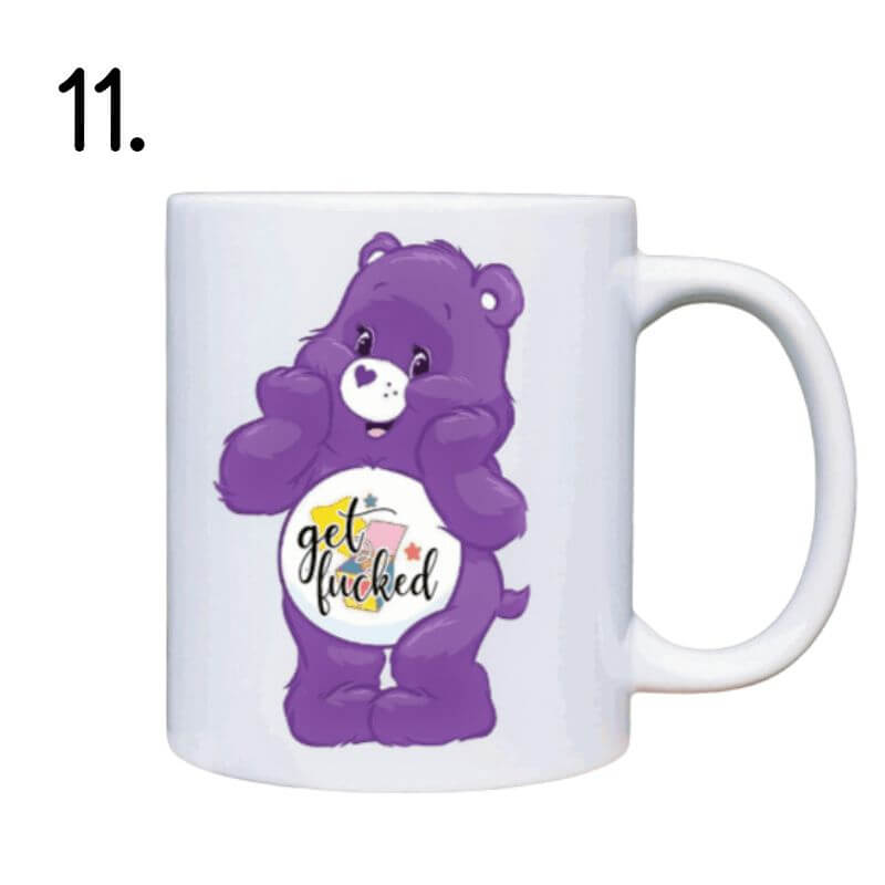 Swear Bear Mug - Care Bear Funny Coffee Mugs