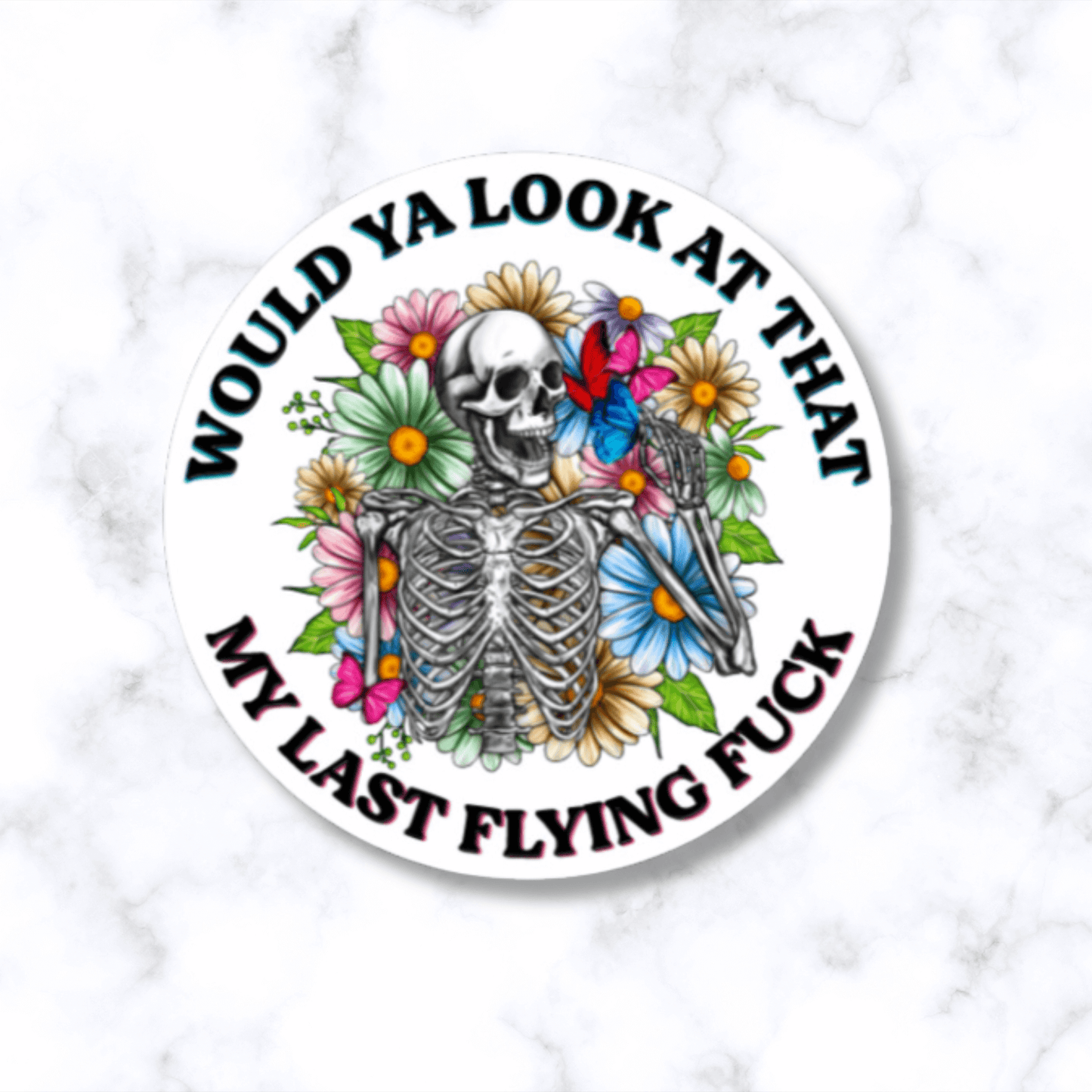 My Last Flying Fuck Sticker
