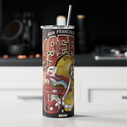 San Francisco 49ers Tumbler – Sports Tumbler - Custom Sublimated Tumbler