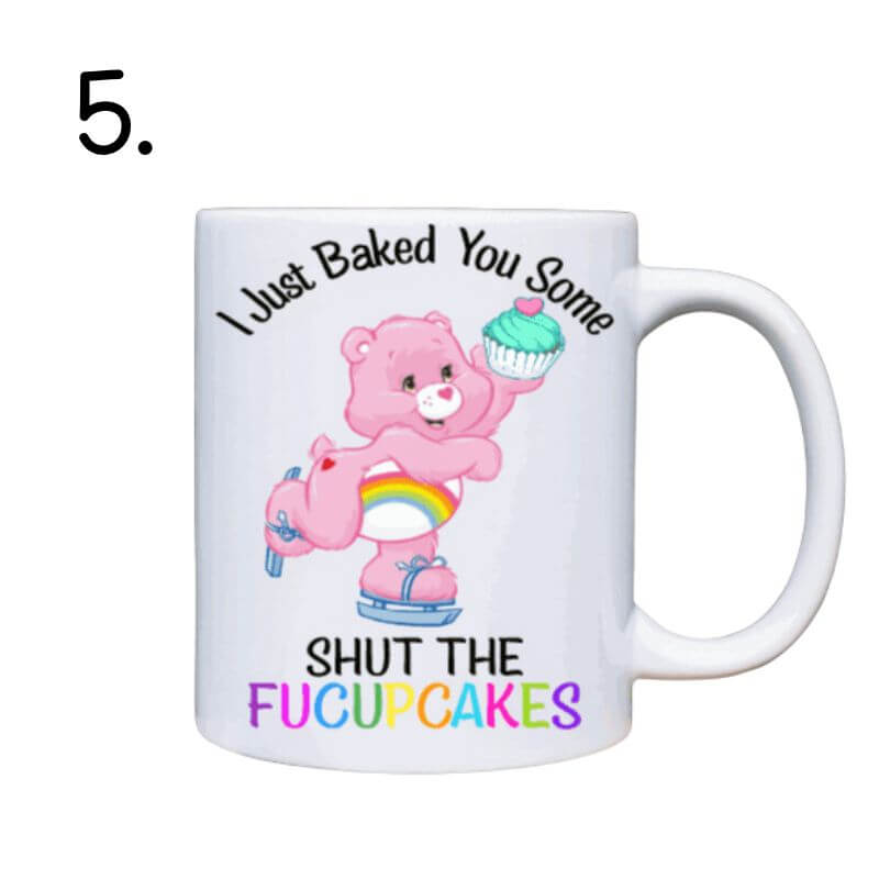 Swear Bear Mug - Care Bear Funny Coffee Mugs