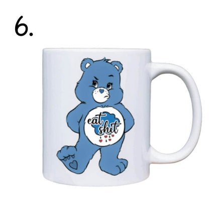 Swear Bear Mug - Care Bear Funny Coffee Mugs