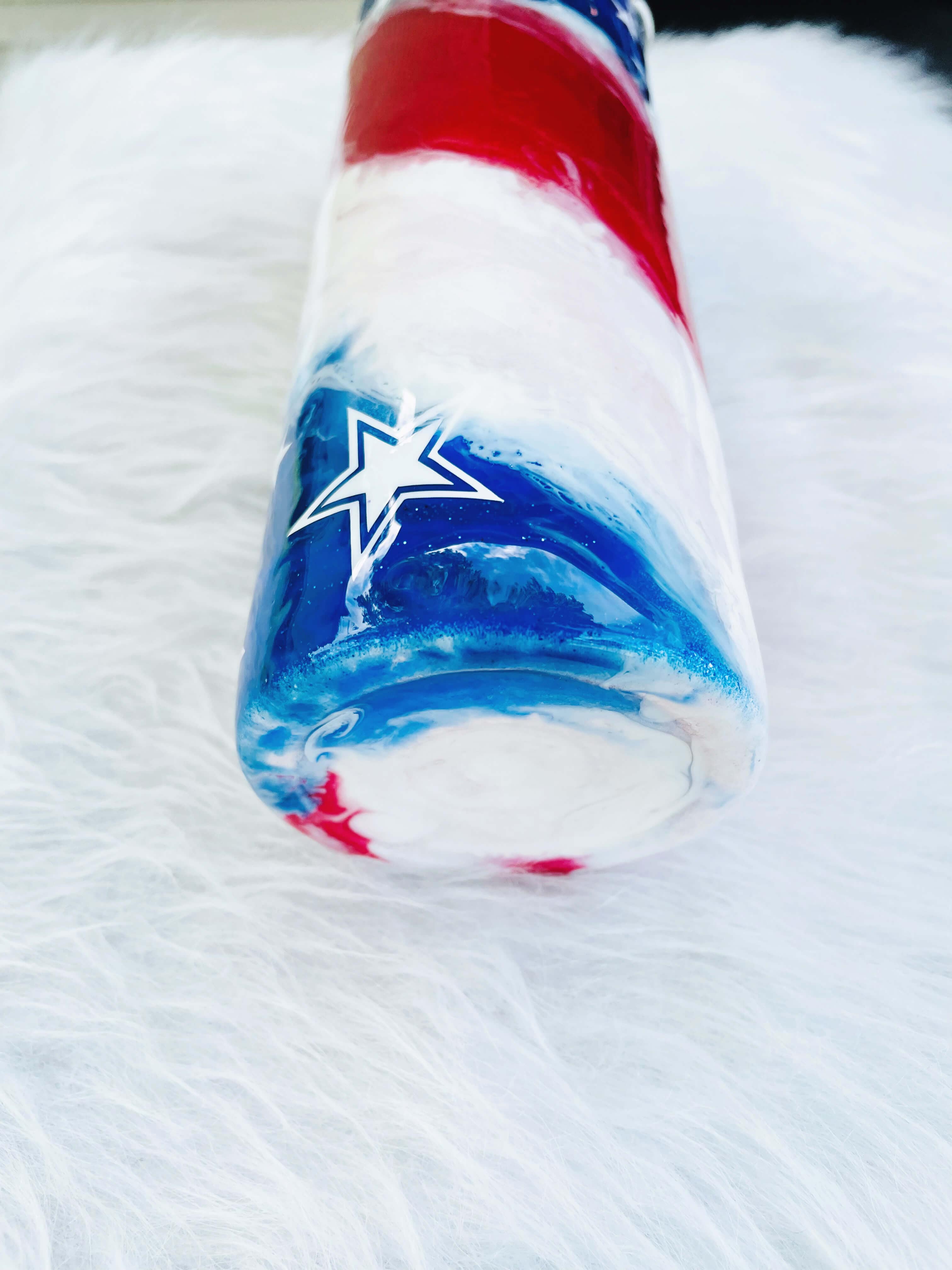 Dallas Cowboys Glitter Tumbler Personalized 