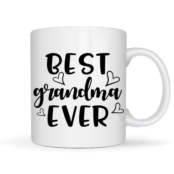 Best Grandma Ever Coffee Mug | Custom Mugs Vinyl Chaos Design Co.