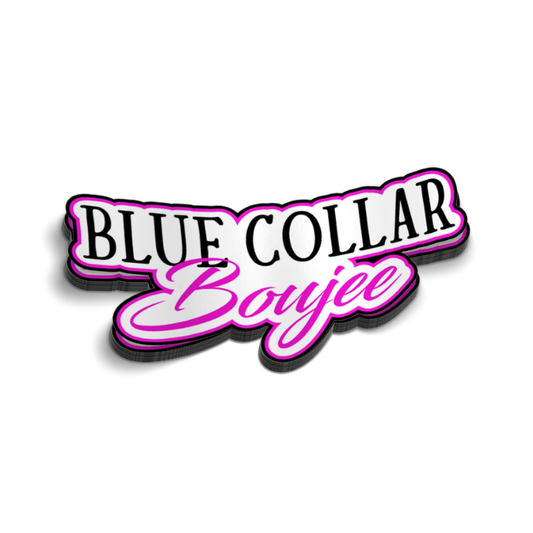 Blue Collar Boujee Sticker