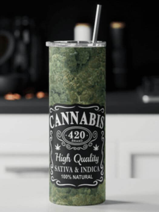 Cannabis Tumbler | Sublimated Tumbler