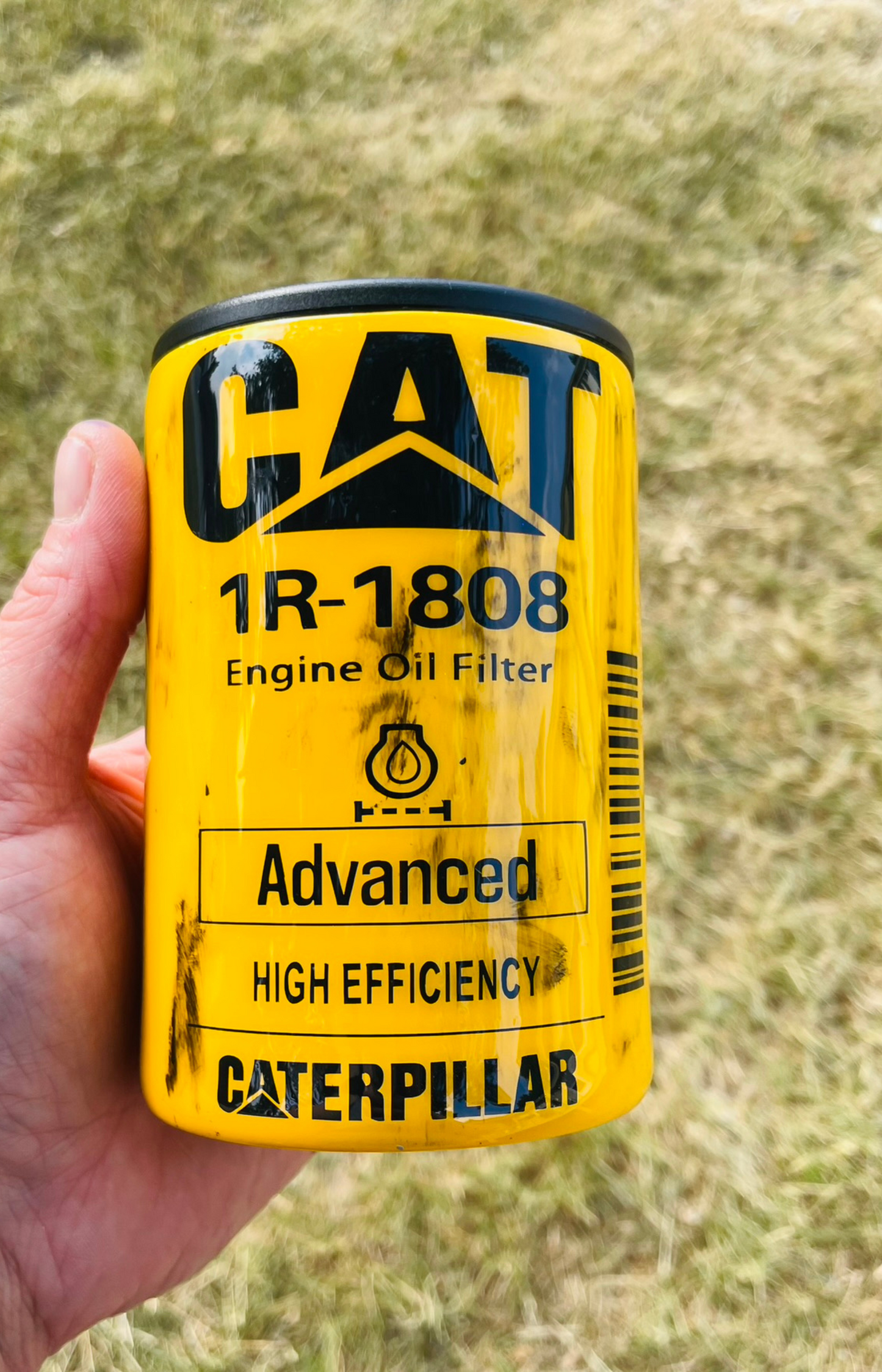 CAT Oil Filter Can Cooler - Ready To Ship