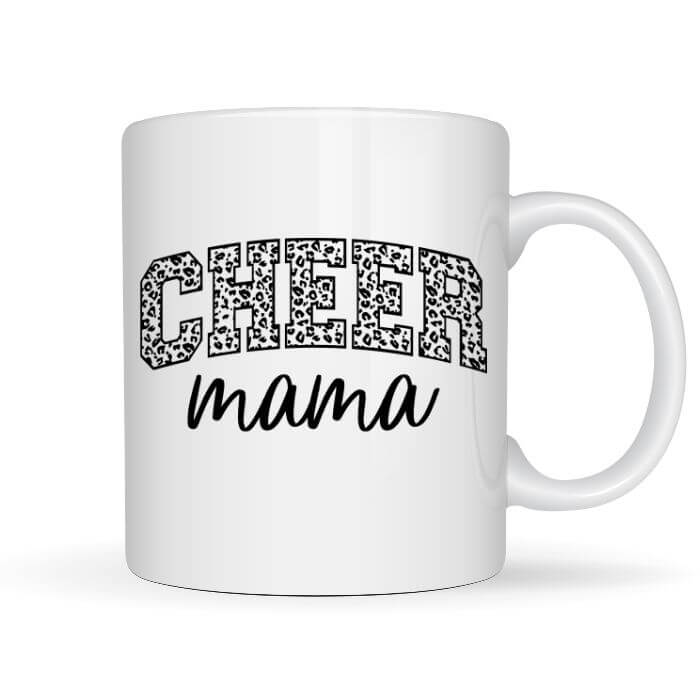 Cheer Mom Coffee Mug | Custom Mugs Vinyl Chaos Design Co.