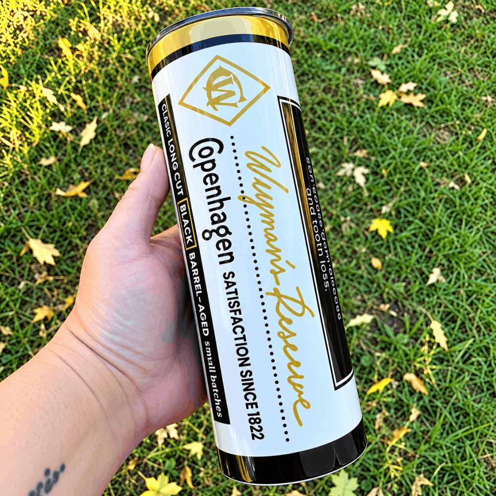 Weymans Reserve White Chew Can Tumbler