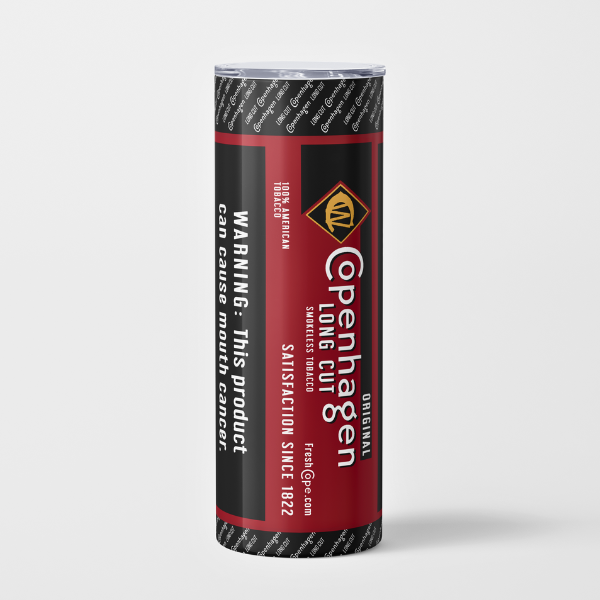 Copenhagen Original Long Cut tobacco canister on a white background