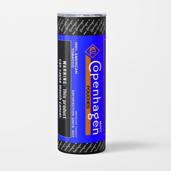 Copenhagen Mint pouches packaging on a white background