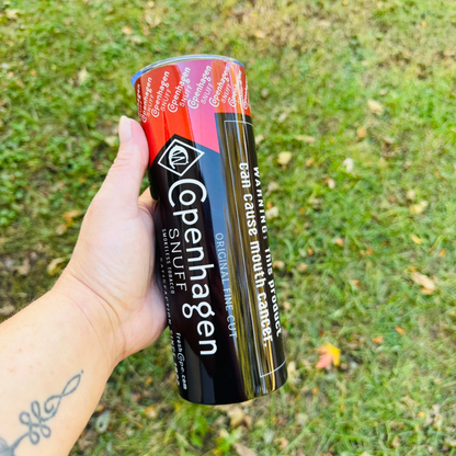 Copenhagen Snuff Chew Can Tumbler