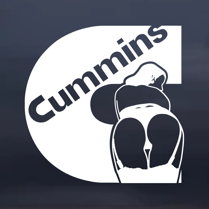 Cummins Girl Truck Decal